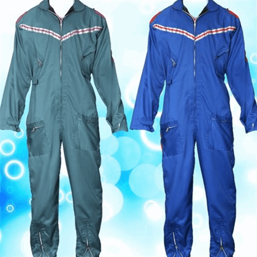 لباس کار یکسره نواردار